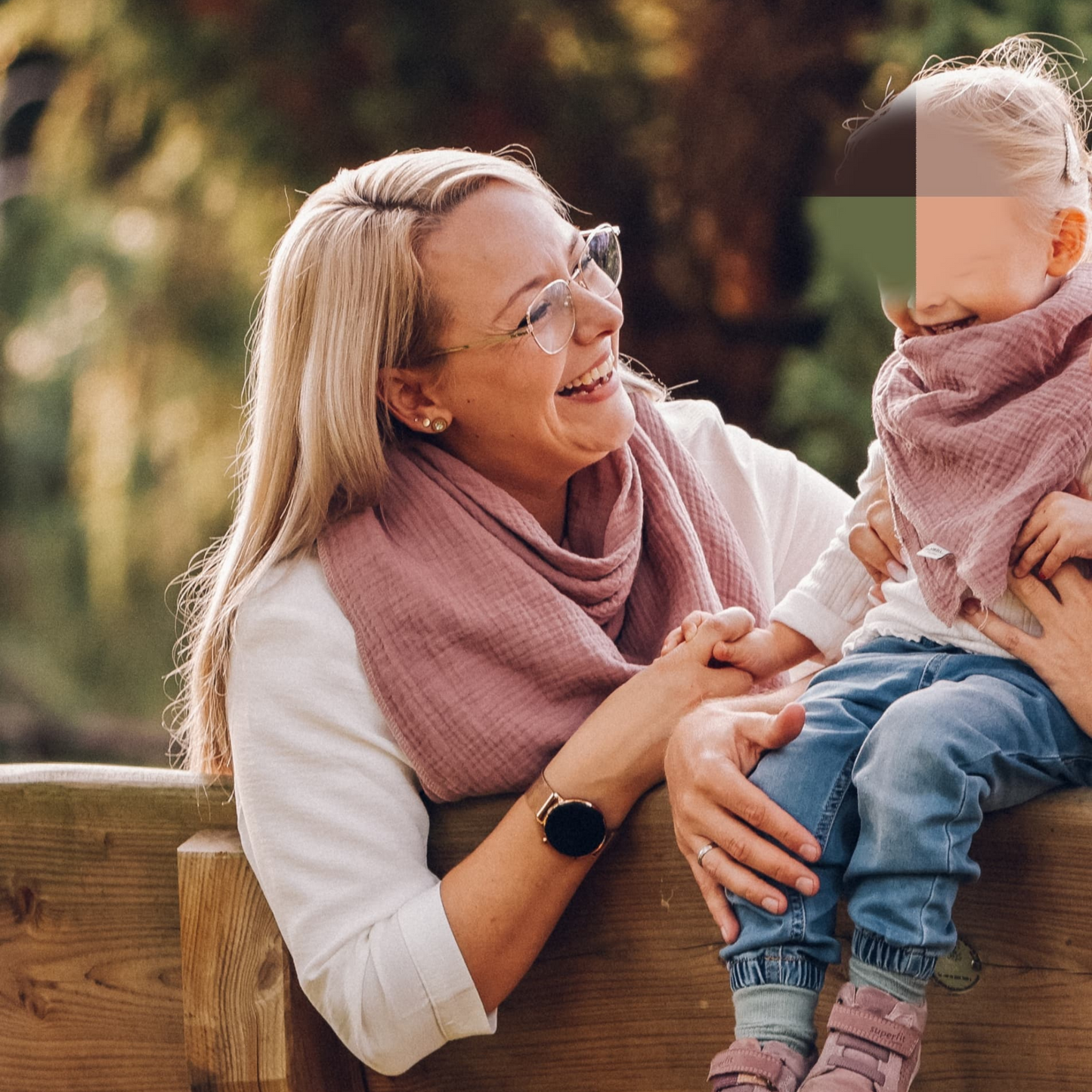 Geschlechtsneutrale Babykleidung: Halstuch im Partnerlookvon Frau.Mina