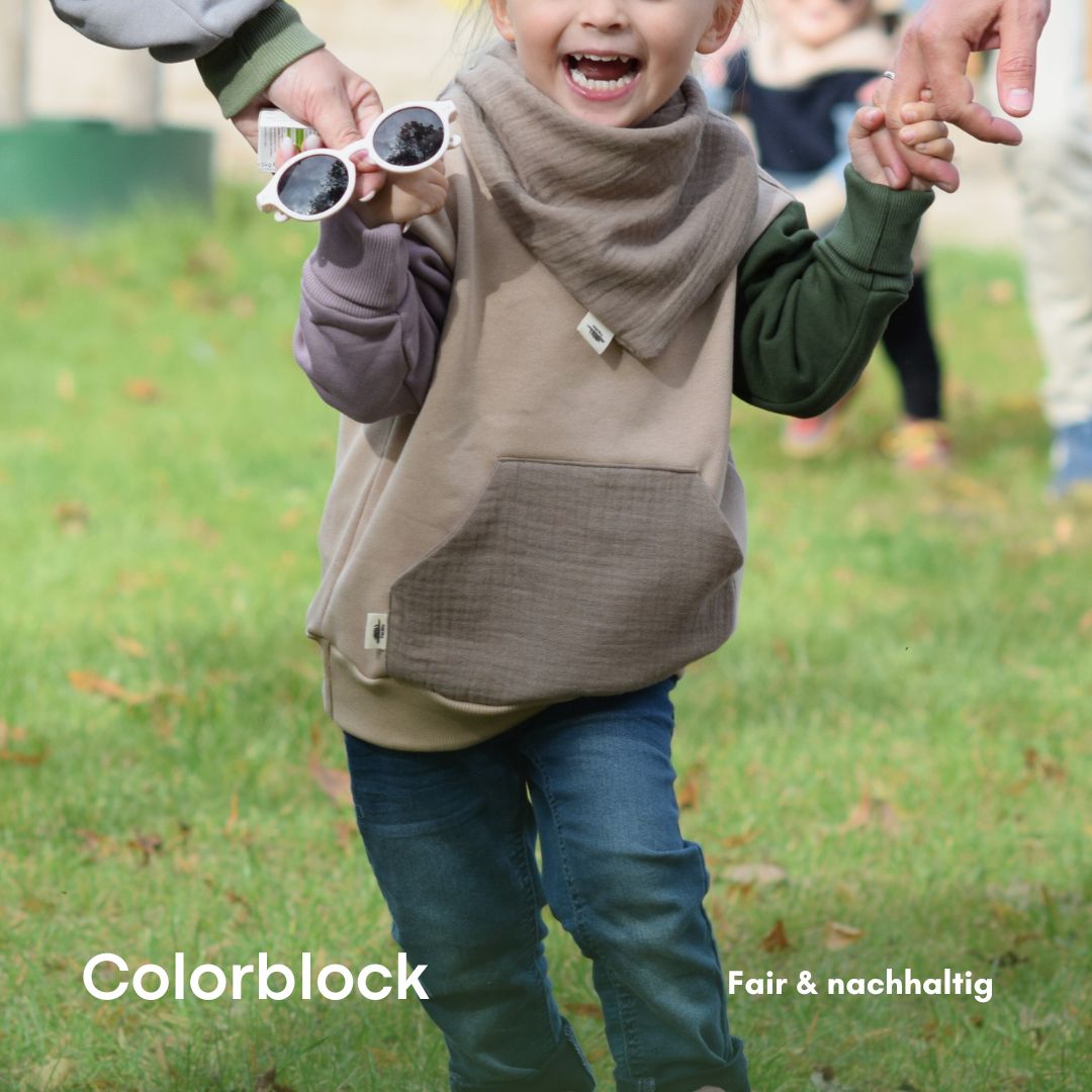 Colorblock Lavendelfeld - Der perfekte Begleiter für dein Baby