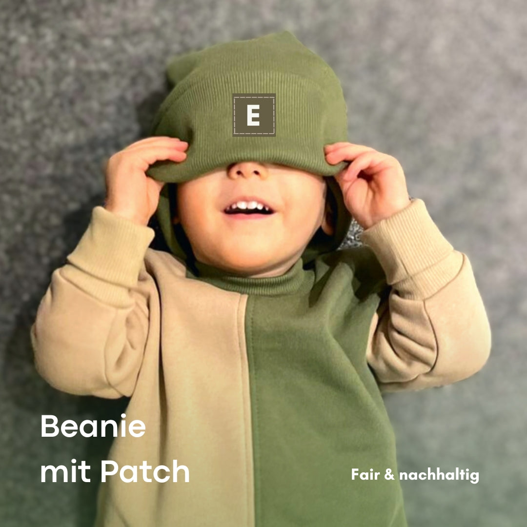 Mütze mit personalisiertem Patch